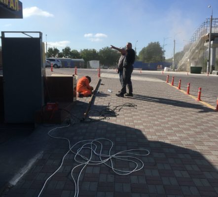 Монтаж пожарного системы пожарного водоснажения тц ФМ